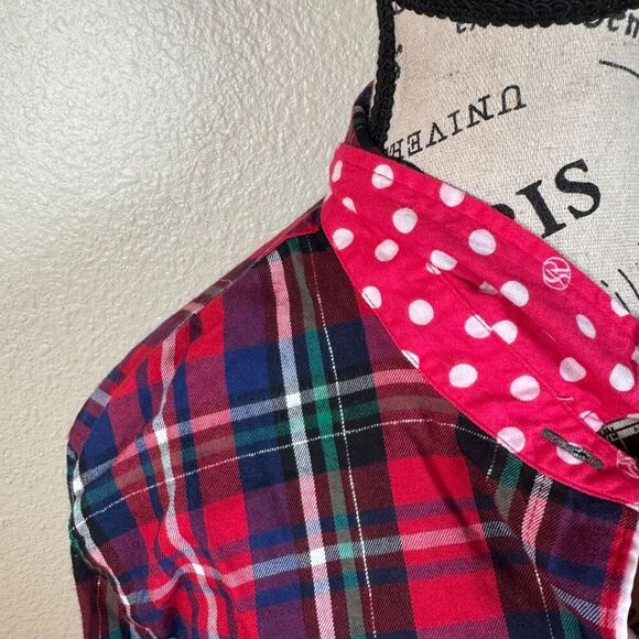 Victoria's Secret Women's Holiday Christmas Pajama Top Size Small Embroidered - Picture 5 of 9